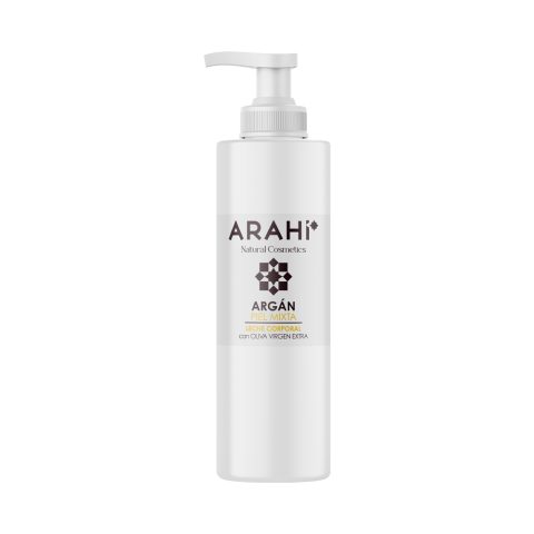 Leche corporal de argán con aceite de oliva