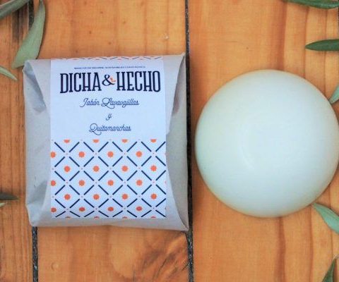 Jabón lavavajillas a mano y quitamanchas 100% Aceite de oliva