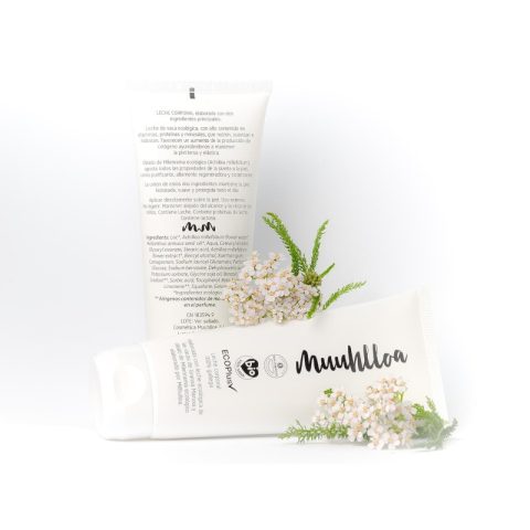 Leche corporal ecológica. 200ml. Producto de cosmética natural.