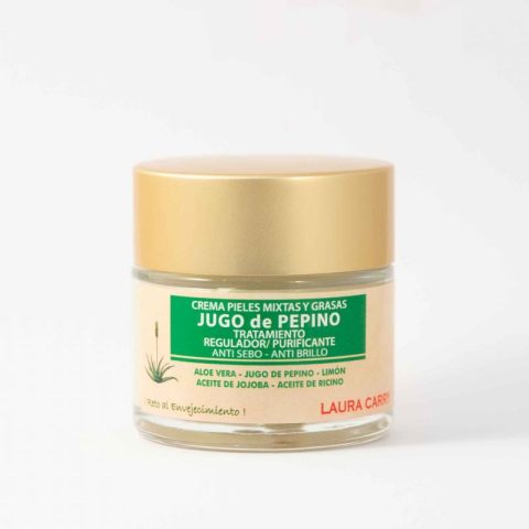 Crema Piel Grasa Jugo de Pepino