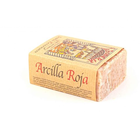 Jabón Sólido Arcilla Roja