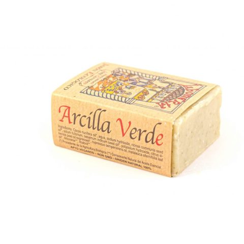 Jabón Sólido Arcilla Verde
